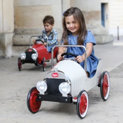 Sale Baghera Classic White Pedal Car