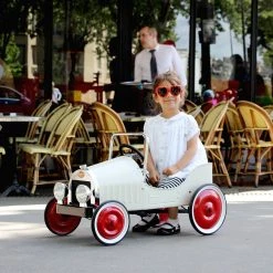 Sale Baghera Classic White Pedal Car