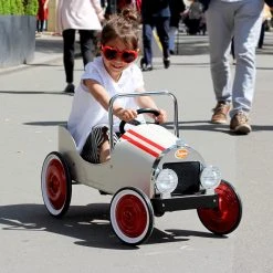 Sale Baghera Classic White Pedal Car