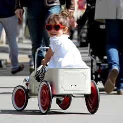 Sale Baghera Classic White Pedal Car