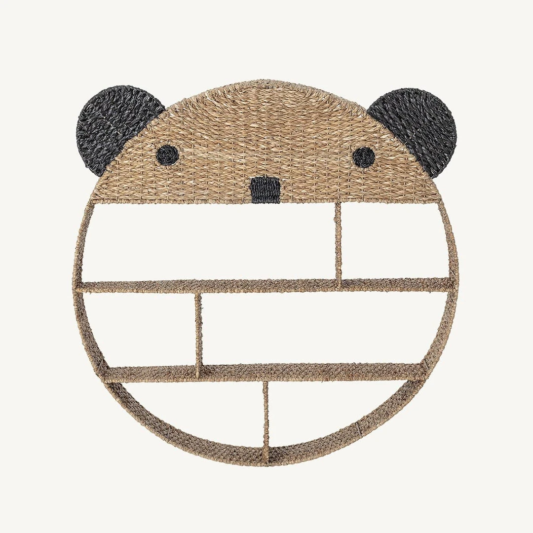Bloomingville - Bear Bookcase In Natural Bankuan Grass Furniture & Storage 3 Bloomingville - Bear Bookcase In Natural Bankuan Grass Furniture & Storage