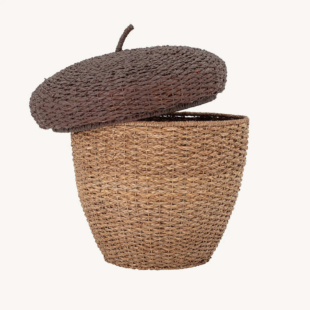 Bloomingville - Finus Acorn Basket In Seagrass 5 Bloomingville - Finus Acorn Basket In Seagrass
