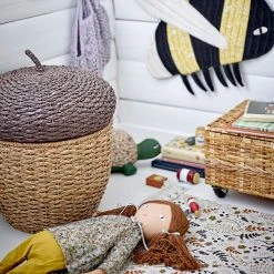 Bloomingville - Finus Acorn Basket In Seagrass