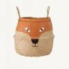 Sale Bloomingville - Fritse Fox Storage Basket In Seagrass