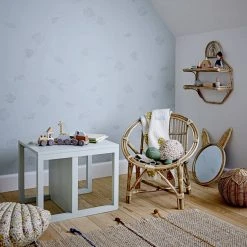 Sale Bloomingville - Holga Bunny Mirror In Natural Cane