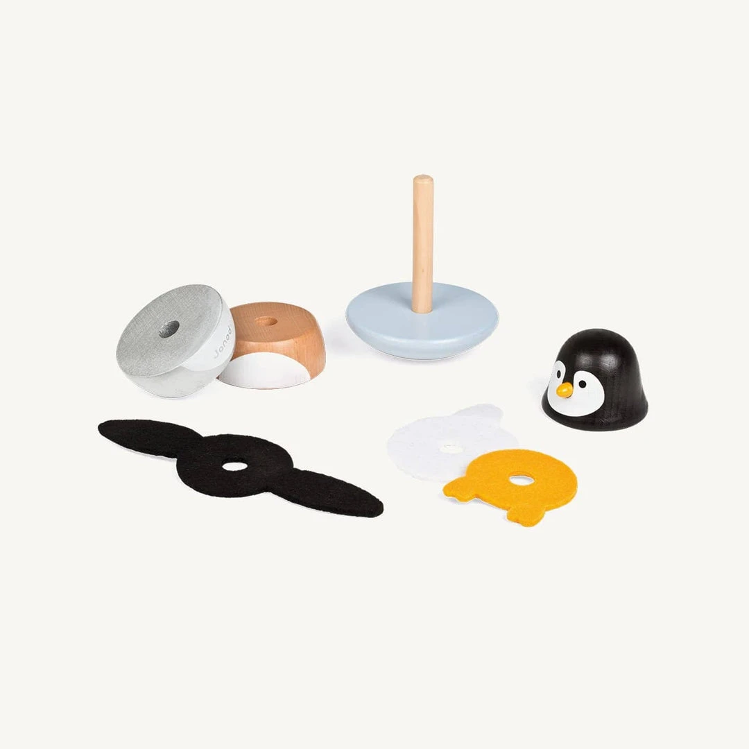 Janod - Zigolos Pingoo Stacking And Rocking Toy Sale 4 Janod - Zigolos Pingoo Stacking And Rocking Toy Sale