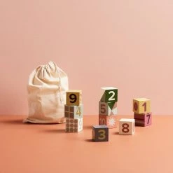 Kids Concept Sale Kid's Concept - Edvin 10 Piece Wooden Blocks / Cubes