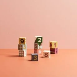 Kids Concept Sale Kid's Concept - Edvin 10 Piece Wooden Blocks / Cubes