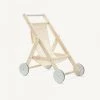 Kids Concept Dolls & Dolls Toys Kid's Concept - KID'S HUB Dolls Stroller In Natural Wood And Cotton 1 Kids Concept Dolls & Dolls Toys Kid's Concept - KID'S HUB Dolls Stroller In Natural Wood And Cotton