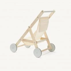 Kids Concept Dolls & Dolls Toys Kid's Concept - KID'S HUB Dolls Stroller In Natural Wood And Cotton