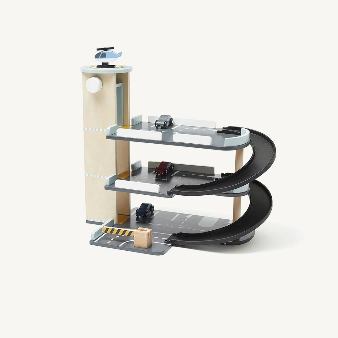 Kids Concept Kid's Concept - AIDEN 3 Level Wooden Garage / Car Park Play Set 3 Kids Concept Kid's Concept - AIDEN 3 Level Wooden Garage / Car Park Play Set
