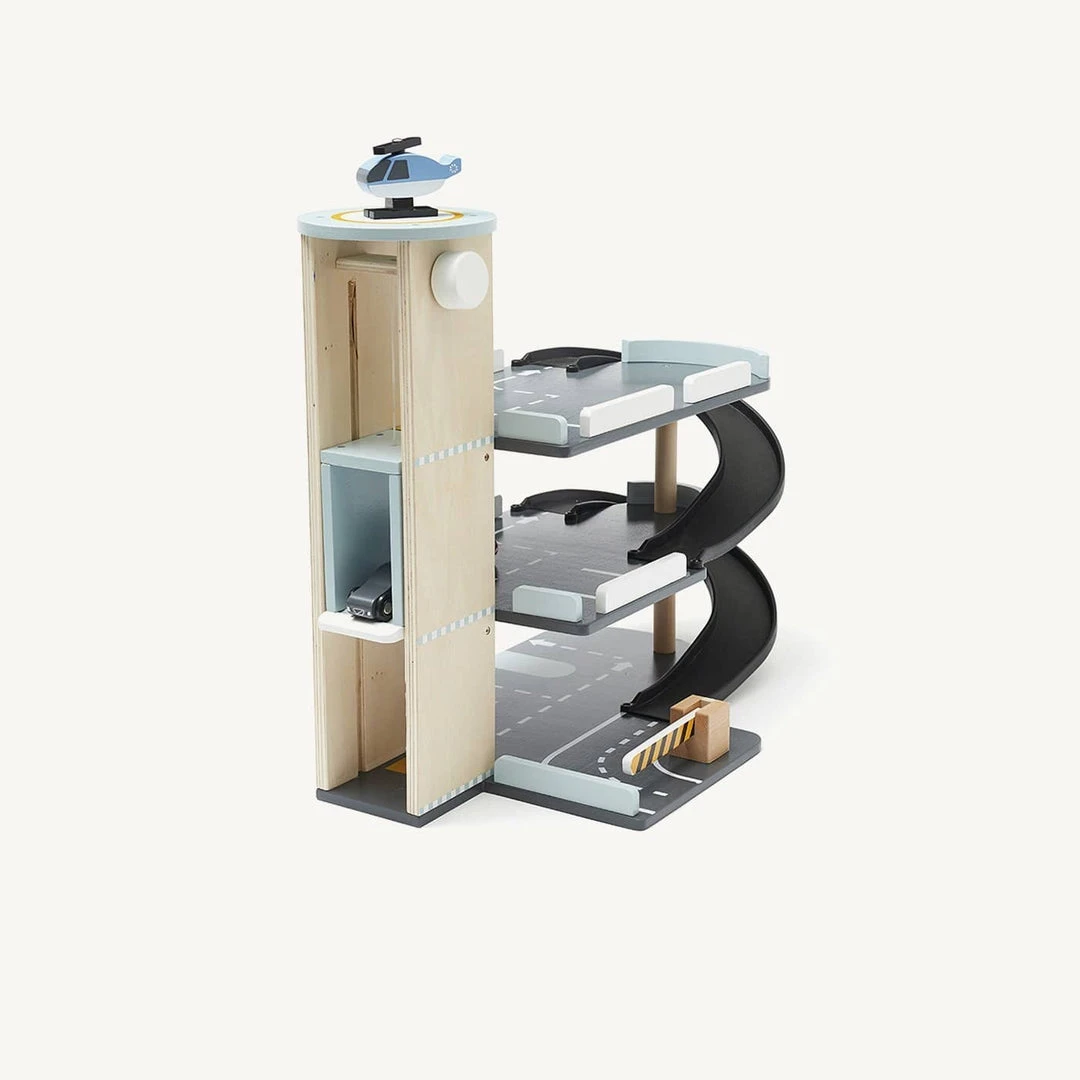 Kids Concept Kid's Concept - AIDEN 3 Level Wooden Garage / Car Park Play Set 9 Kids Concept Kid's Concept - AIDEN 3 Level Wooden Garage / Car Park Play Set