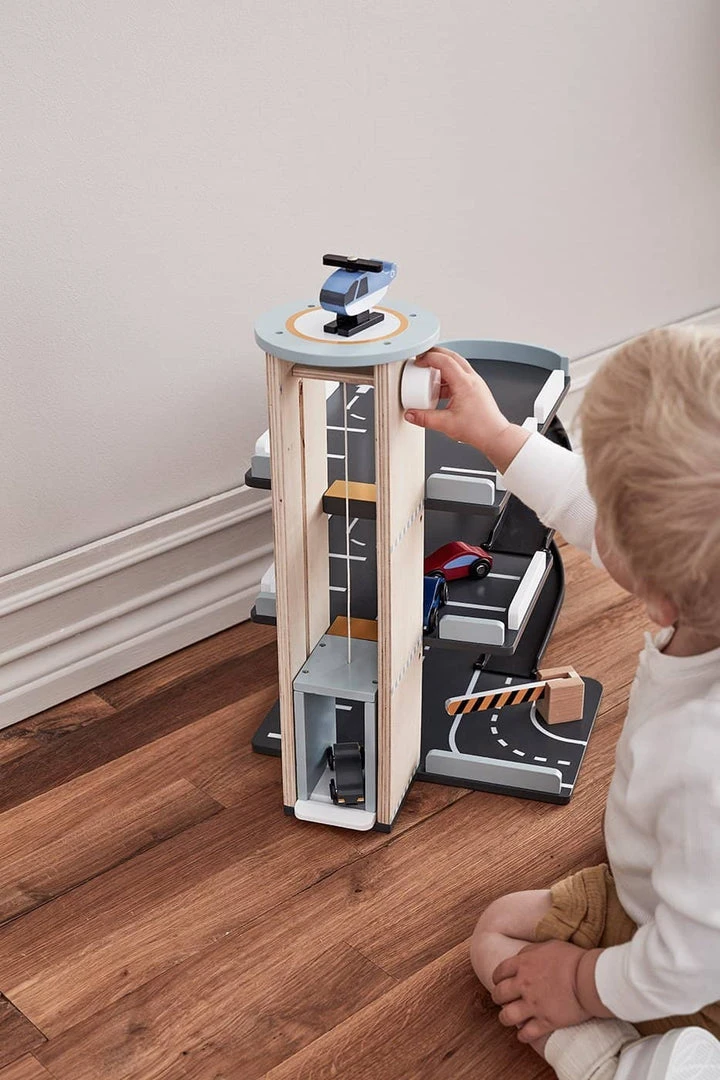 Kids Concept Kid's Concept - AIDEN 3 Level Wooden Garage / Car Park Play Set 6 Kids Concept Kid's Concept - AIDEN 3 Level Wooden Garage / Car Park Play Set