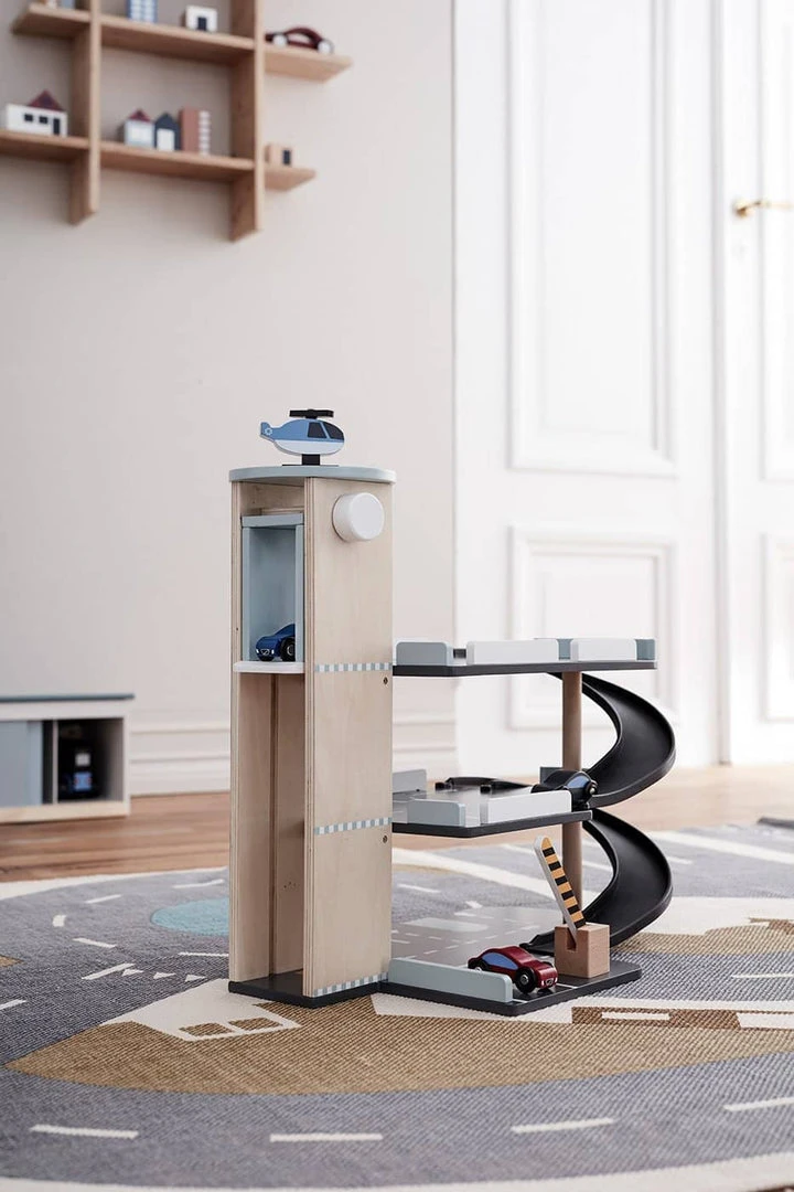 Kids Concept Kid's Concept - AIDEN 3 Level Wooden Garage / Car Park Play Set 10 Kids Concept Kid's Concept - AIDEN 3 Level Wooden Garage / Car Park Play Set