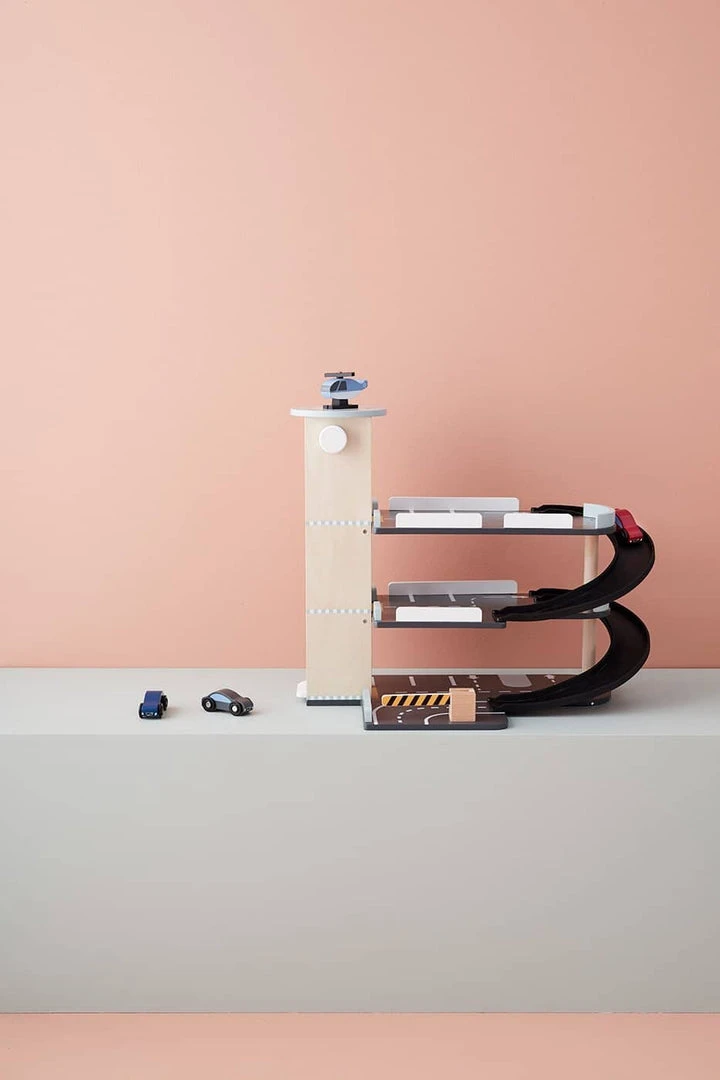 Kids Concept Kid's Concept - AIDEN 3 Level Wooden Garage / Car Park Play Set 7 Kids Concept Kid's Concept - AIDEN 3 Level Wooden Garage / Car Park Play Set