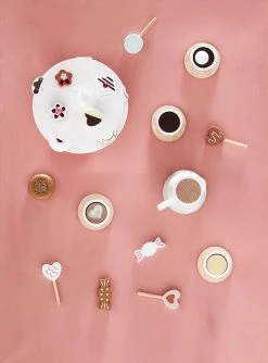 Kids Concept Kid's Concept - KID'S HUB Set Of 9 Wooden Toy Cakes And Pastries Pretend Play