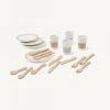 Kids Concept Pretend Play Kid's Concept - KID'S HUB Dinnerware Play Set 2 Kids Concept Pretend Play Kid's Concept - KID'S HUB Dinnerware Play Set