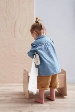 Kids Concept Sale Kid's Concept - Dolls Cradle / Crib In Natural Rubber Wood