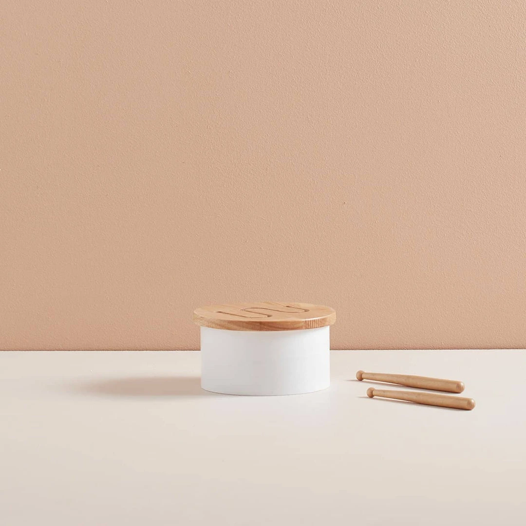 Kids Concept Sale Kid's Concept - White Wooden Toy Drum 4 Kids Concept Sale Kid's Concept - White Wooden Toy Drum