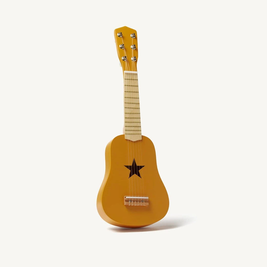 Kids Concept Kid's Concept - Star Yellow Wooden Toy Guitar 3 Kids Concept Kid's Concept - Star Yellow Wooden Toy Guitar