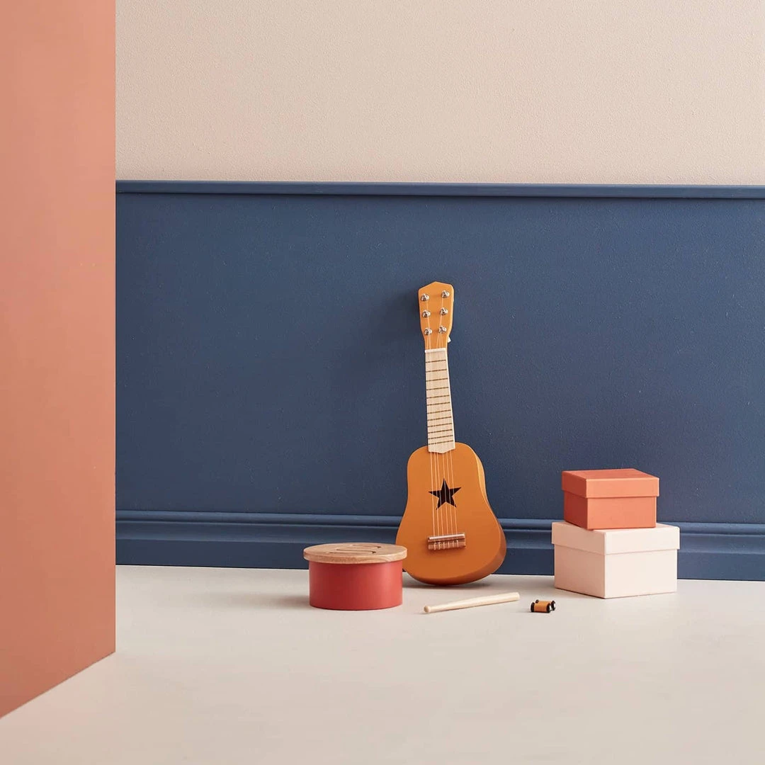 Kids Concept Kid's Concept - Star Yellow Wooden Toy Guitar 7 Kids Concept Kid's Concept - Star Yellow Wooden Toy Guitar