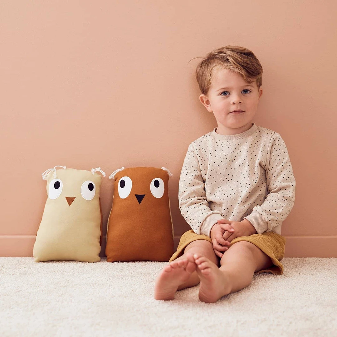 Kids Concept Kid's Concept - Owl Soft Toy Green EDVIN