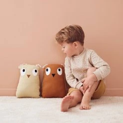 Kids Concept Kid's Concept - Owl Soft Toy Green EDVIN