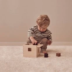 Kids Concept Kid's Concept - Neo Wooden Shape Sorter Box Natural Sale