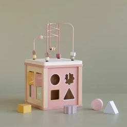 Little Dutch - Wooden Activity Cube Wild Flowers