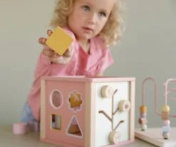 Little Dutch - Wooden Activity Cube Wild Flowers