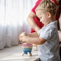 Plan Toys - Stacking Rocket Orchard Series Sale