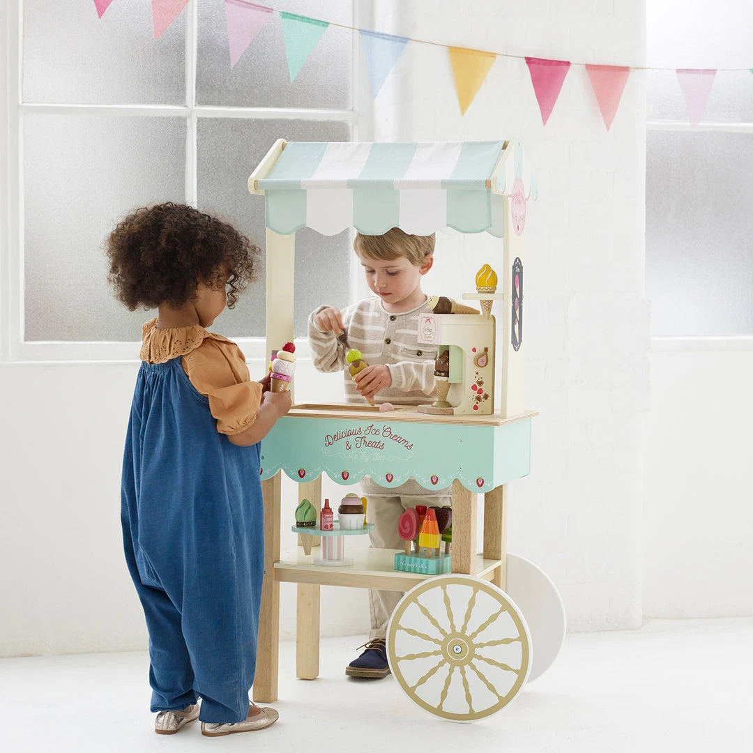 Le Toy Van - Honeybake Wooden Ice Cream Trolley 4 Le Toy Van - Honeybake Wooden Ice Cream Trolley