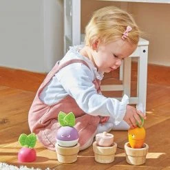 Sale Le Toy Van - Petilou Wooden 'Stacking Veggies'