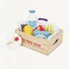 Pretend Play Le Toy Van - Honeybee Market Cheese & Dairy Crate
