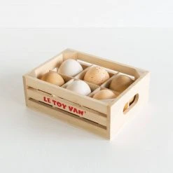 Pretend Play Le Toy Van - Honeybee Market Farm Eggs Half Dozen Crate