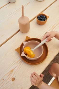 Liewood - Cathy Silicone Baby Feeding Set - Cat / Pale Tuscany Multi Mix 8 Liewood - Cathy Silicone Baby Feeding Set - Cat / Pale Tuscany Multi Mix