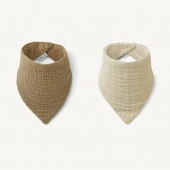 Liewood - Andrea Bib 2 Pack - Oat / Sandy Mix