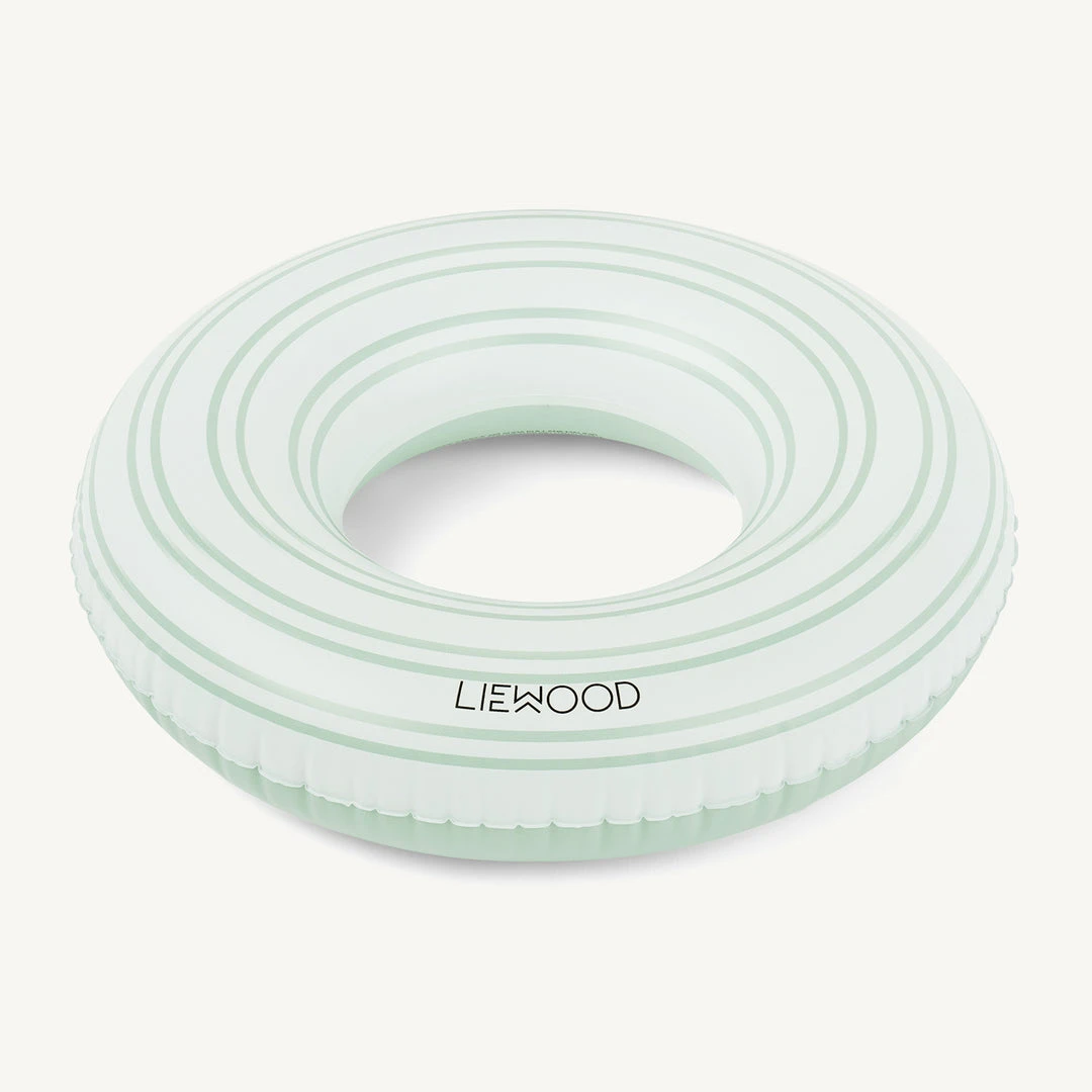 Liewood - Baloo Swim Ring - Stripe: Dusty Mint / Creme De La Creme