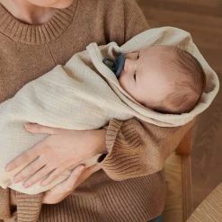 Sale Liewood - Ben Organic Cotton Muslin Swaddle Solid - Sandy