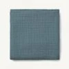 Liewood - Ben Organic Cotton Muslin Swaddle Solid - Whale Blue Sale