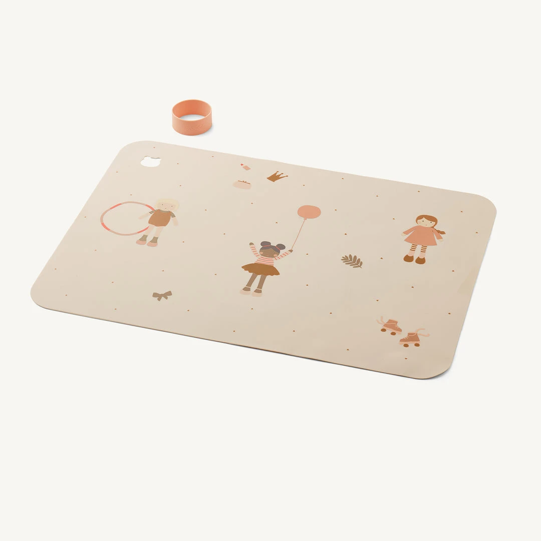 Liewood - Jude Placemat - Doll / Sandy Mix 3 Liewood - Jude Placemat - Doll / Sandy Mix
