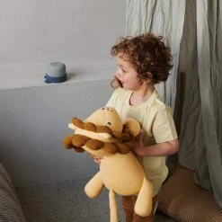 Sale Liewood - Darcy Lion Teddy 30 Cm - Jojoba / Golden Caramel
