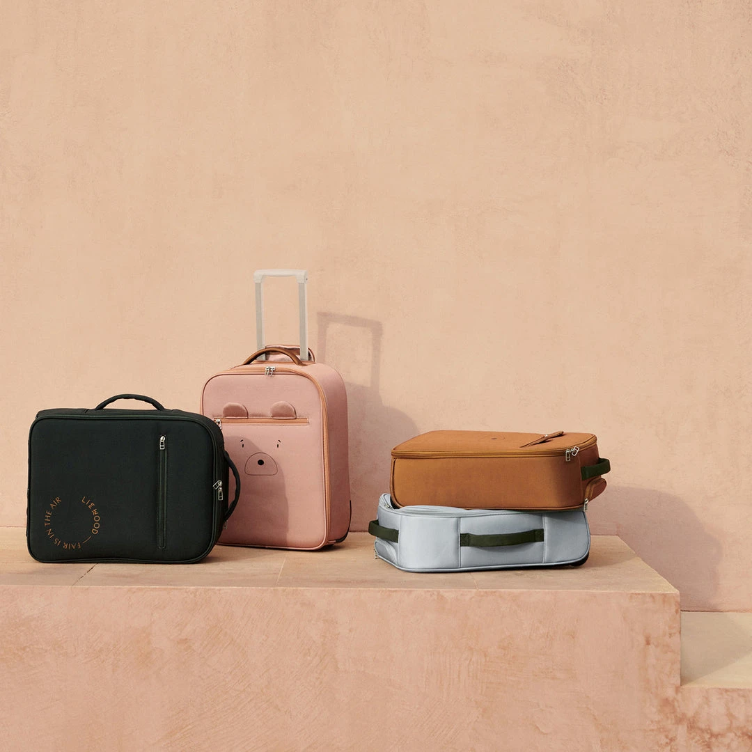 Liewood - Jeremy Suitcase - Mr Bear Golden Caramel Holiday Shop