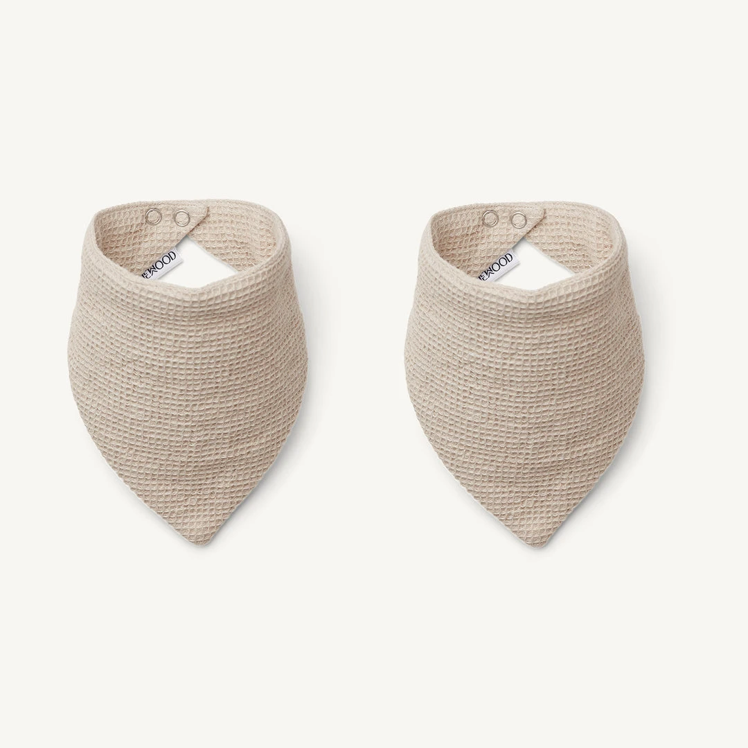 Liewood Siri Bib 2 Pack - Sandy Sale 3 Liewood Siri Bib 2 Pack - Sandy Sale