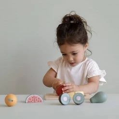 Sale Little Dutch - Wooden Cutting Fruit Play Set