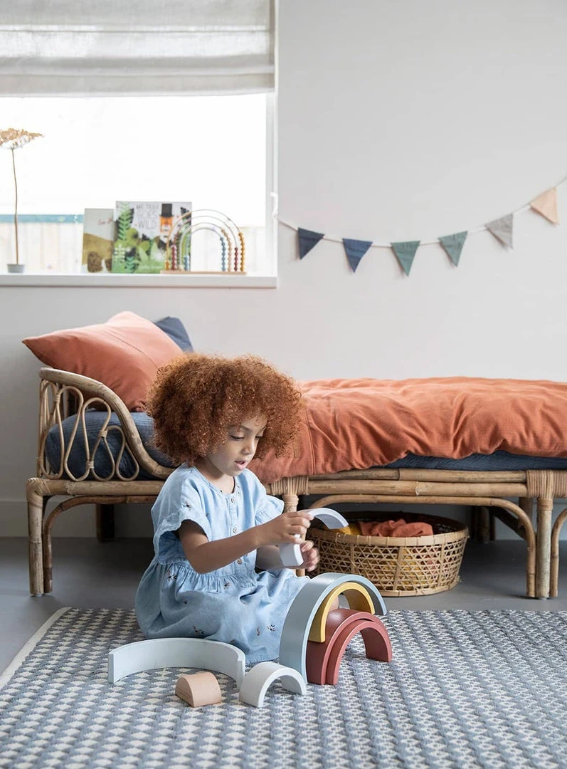 Activity Toys Little Dutch - Wooden Rainbow Stacker Pure & Nature 4 Activity Toys Little Dutch - Wooden Rainbow Stacker Pure & Nature