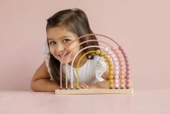Little Dutch - Rainbow Abacus In Pink