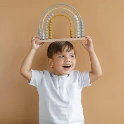 Sale Little Dutch - Rainbow Abacus In Blue