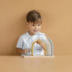 Sale Little Dutch - Rainbow Abacus In Blue