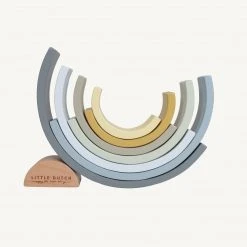 Activity Toys Little Dutch - Wooden Rainbow Stacker Blue